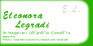 eleonora legradi business card